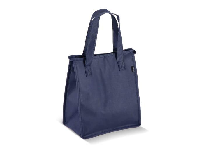 Sac isotherme promotionnel en intissé recyclé Bleu foncé